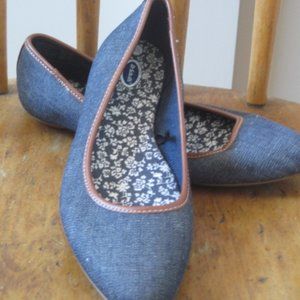 New! Dr. Scholl's denim flat, Sz. 6.5